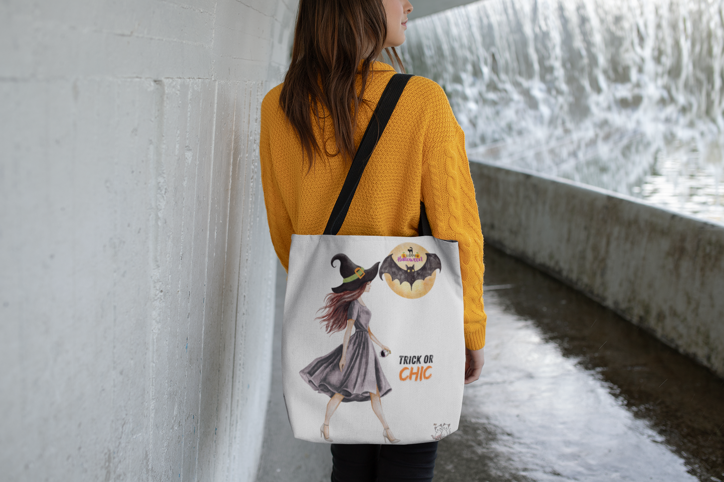 Halloween Witch Tote Bag – Trick or Chic 🎃👜